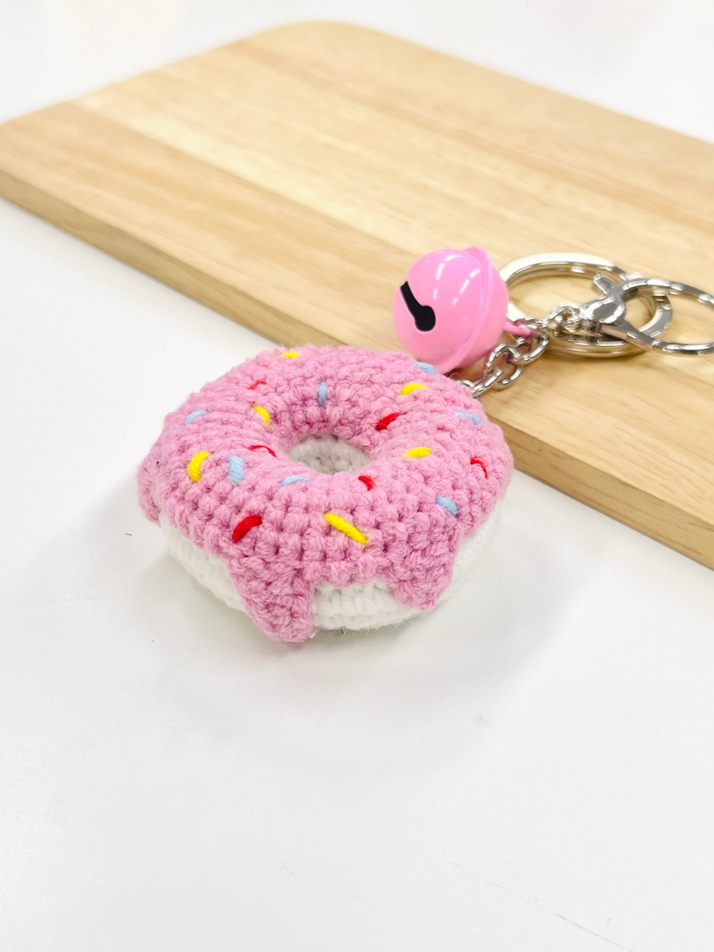 Handmade Donut Keychain