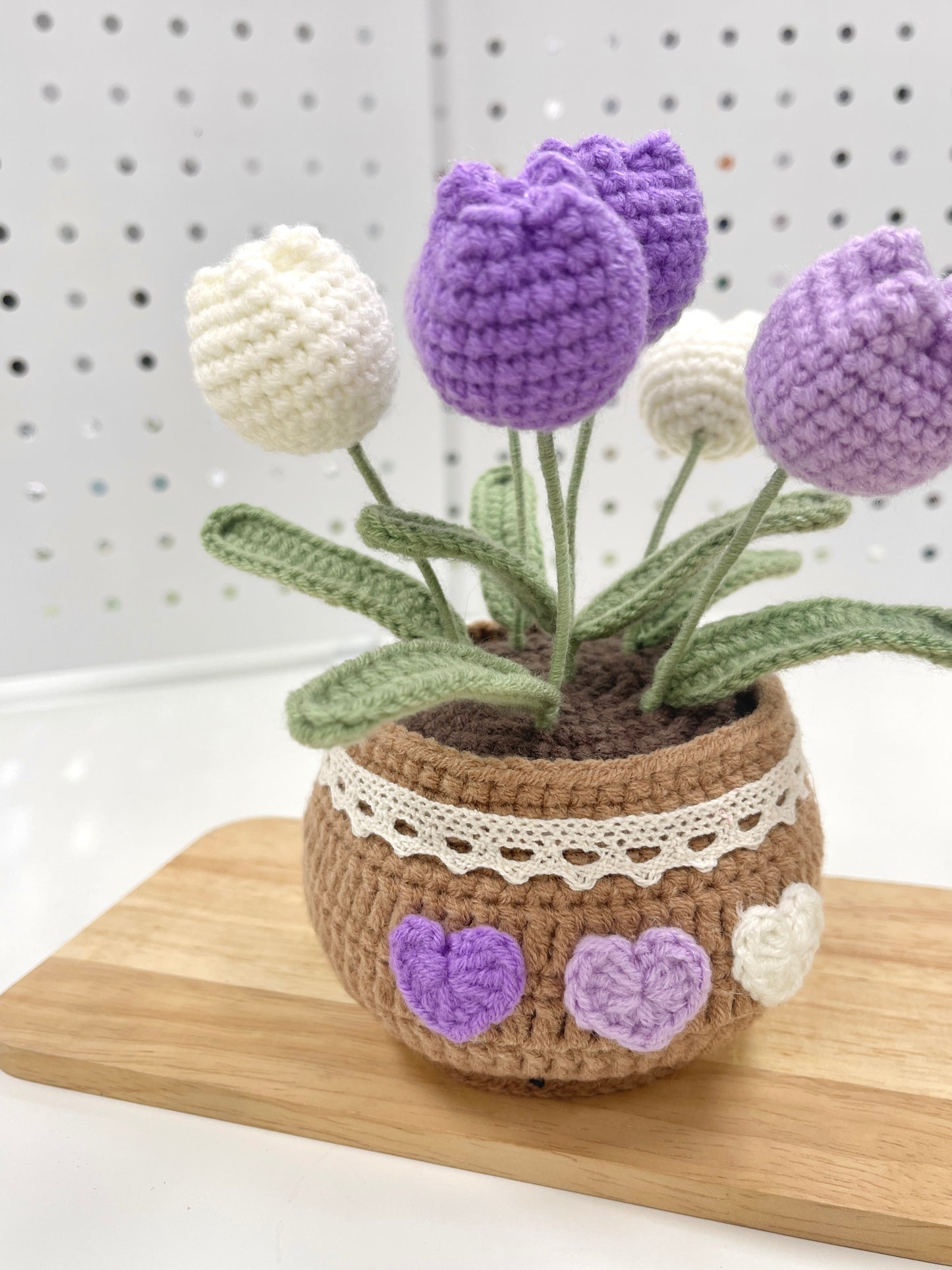 Big Crochet Tulip Plant