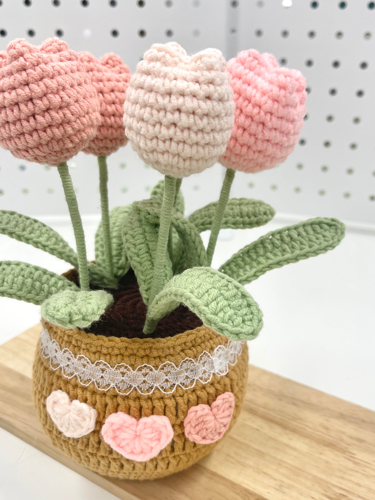 Big Crochet Tulip Plant