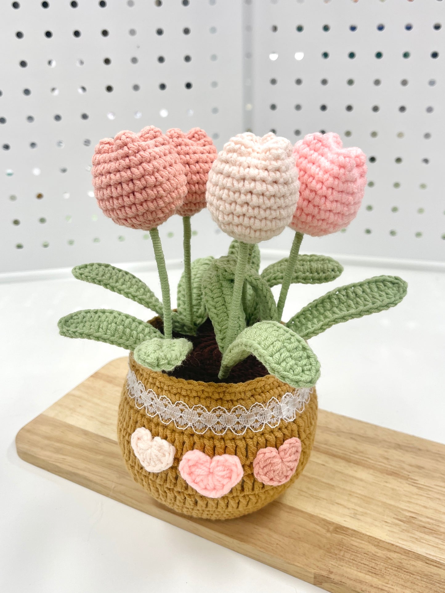 Big Crochet Tulip Plant