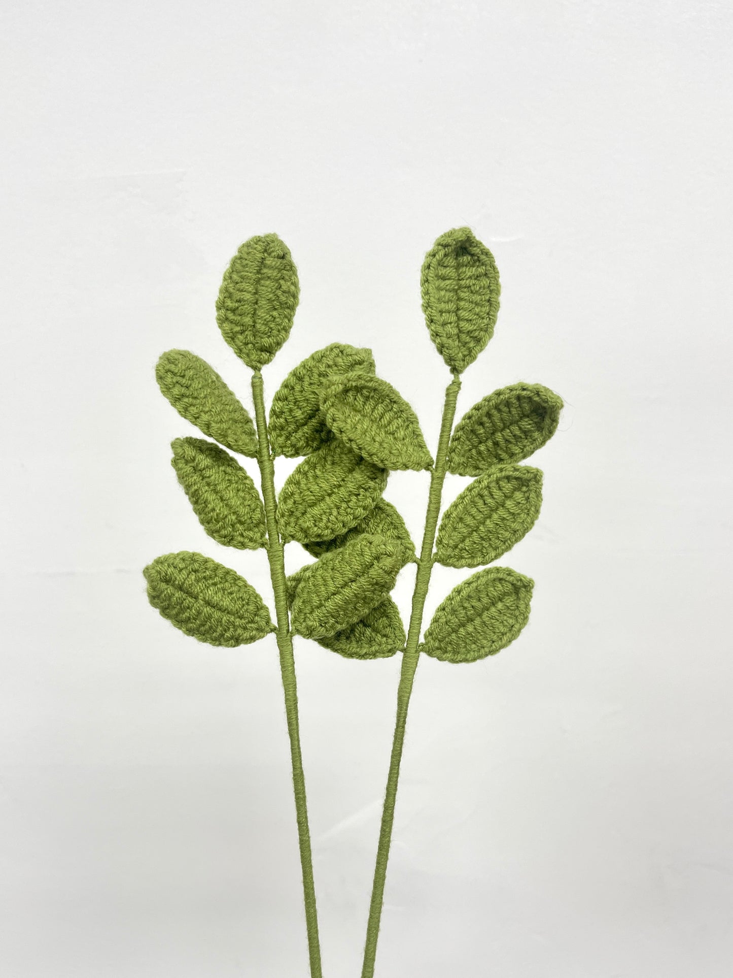 Light Green Crochet Leaf