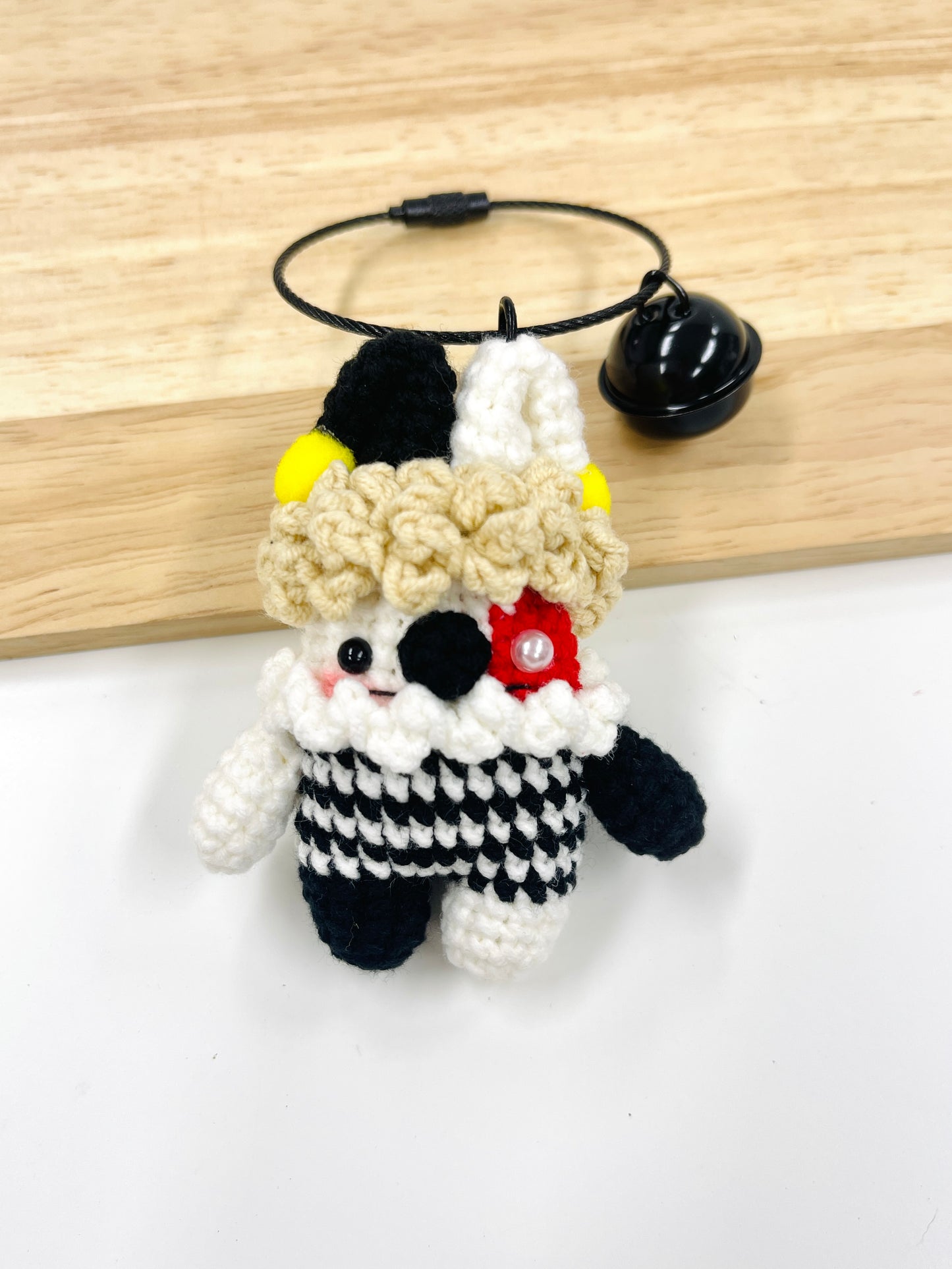 Handmade Clown Keychain