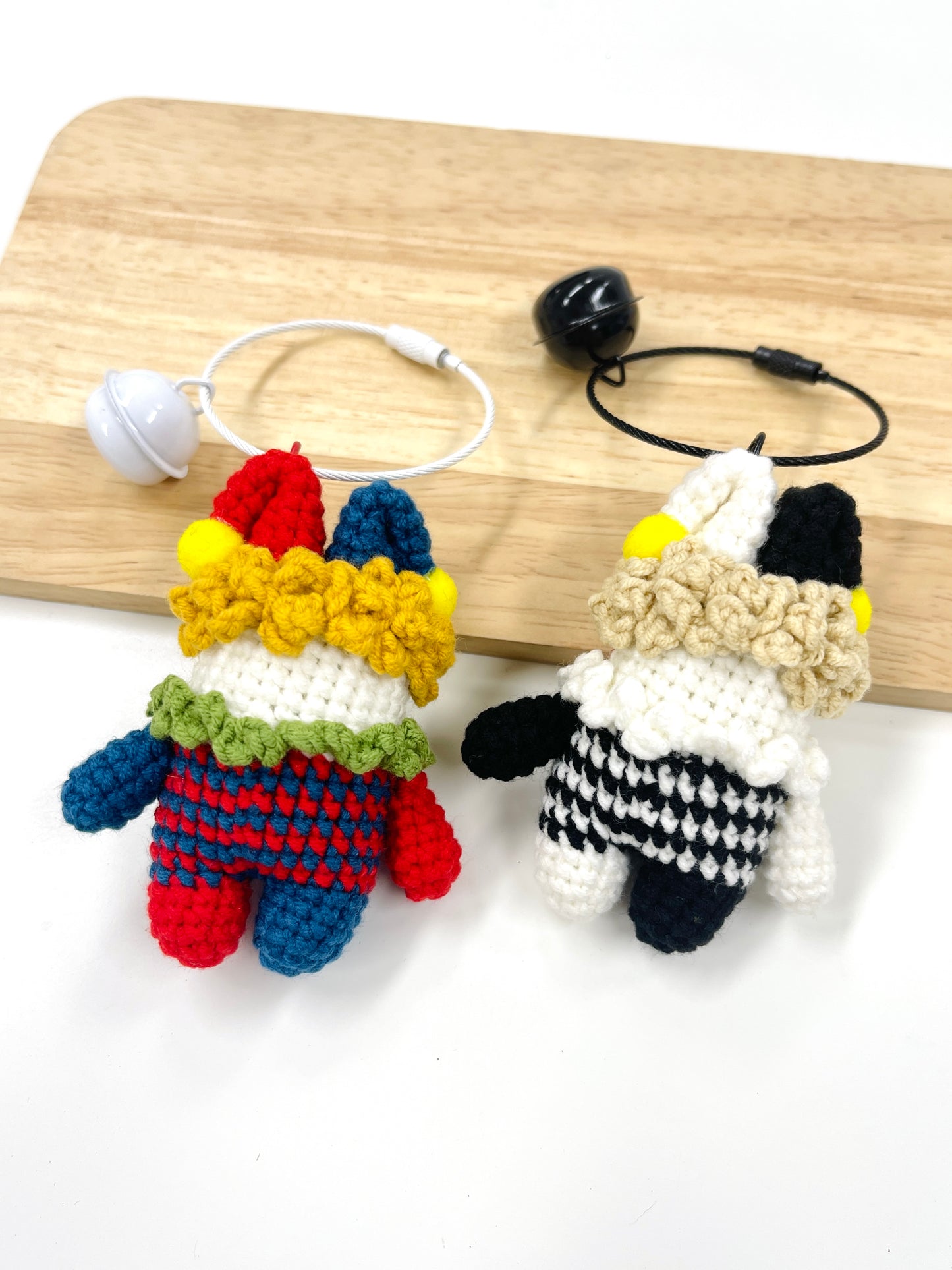 Handmade Clown Keychain