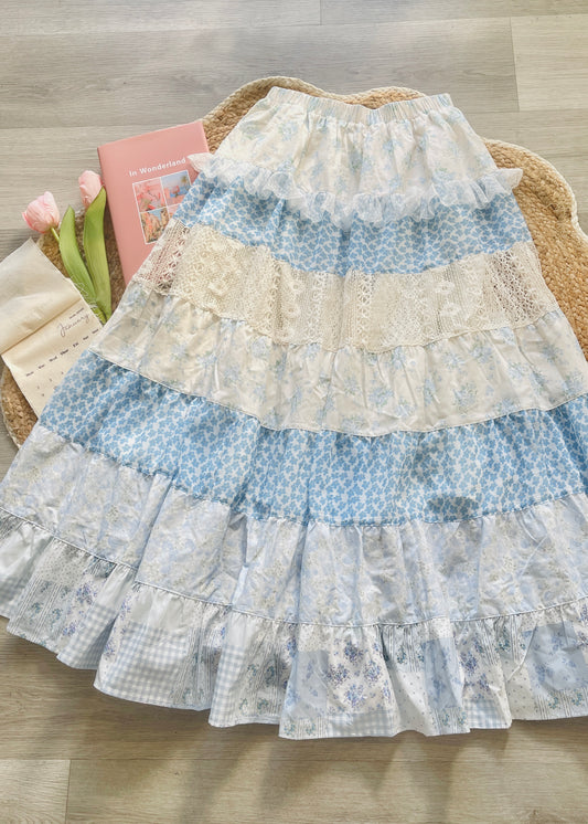 Women’s Patchwork Maxi Skirt