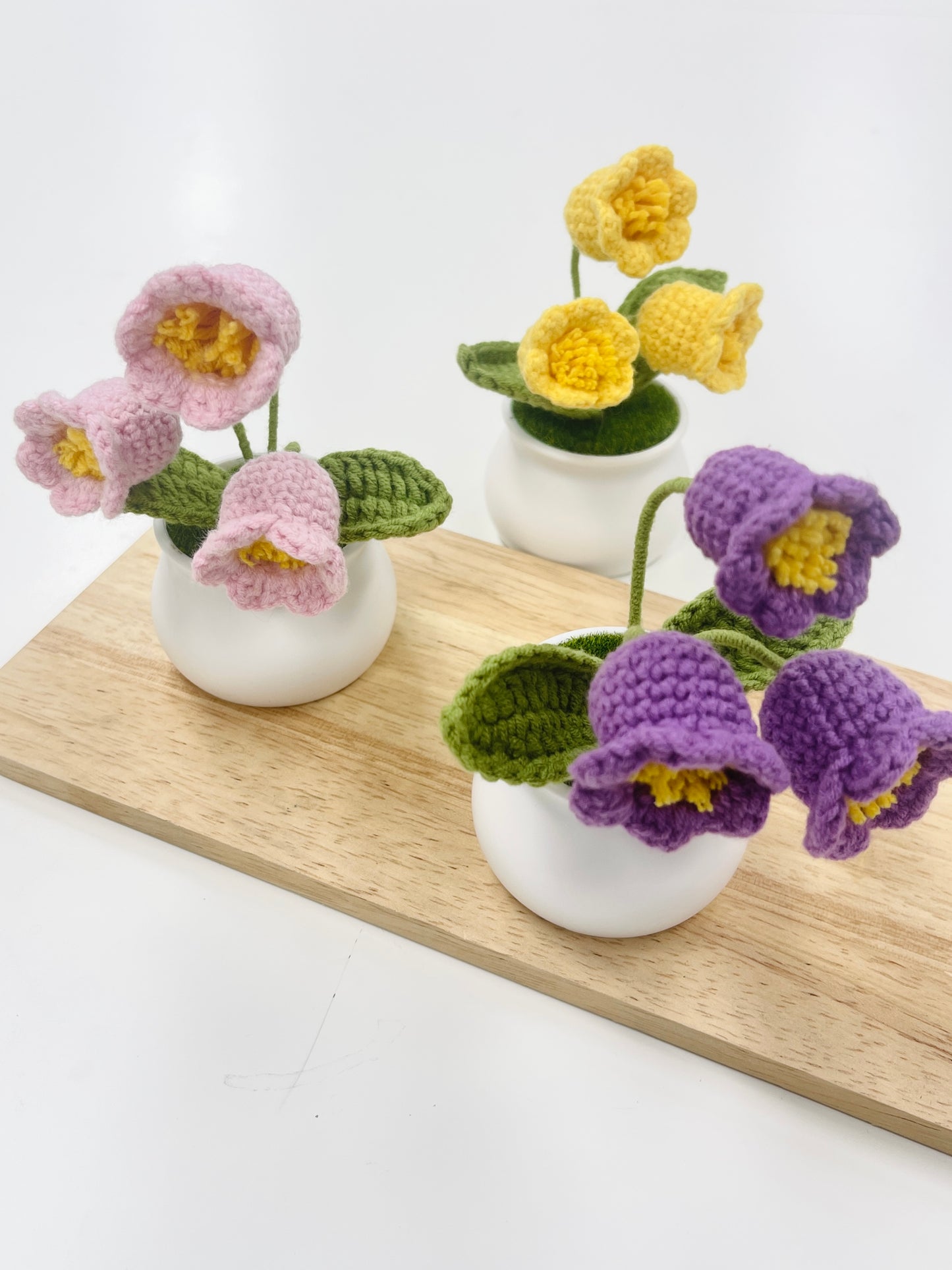 Crochet Canterbury Bell Flowers Plant