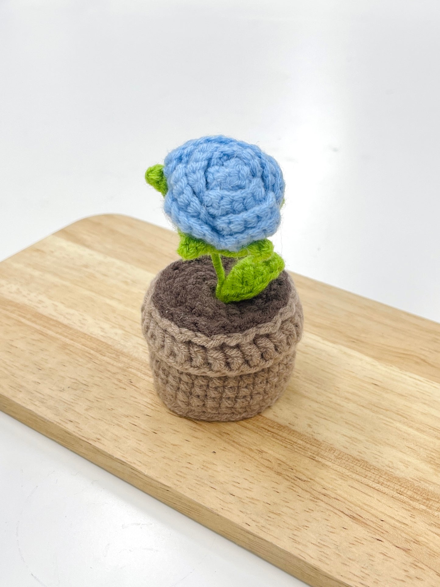 Crochet Rose Plant