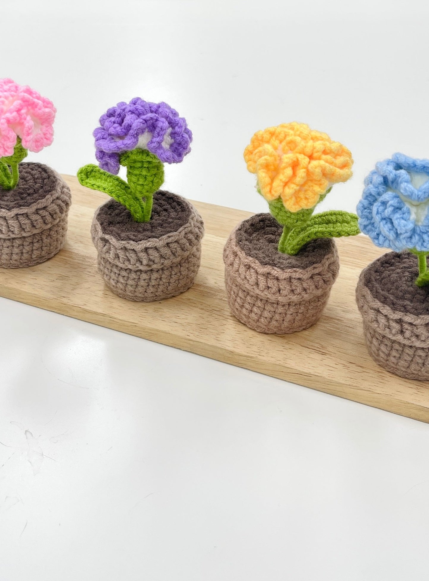 Crochet Carnation Plant