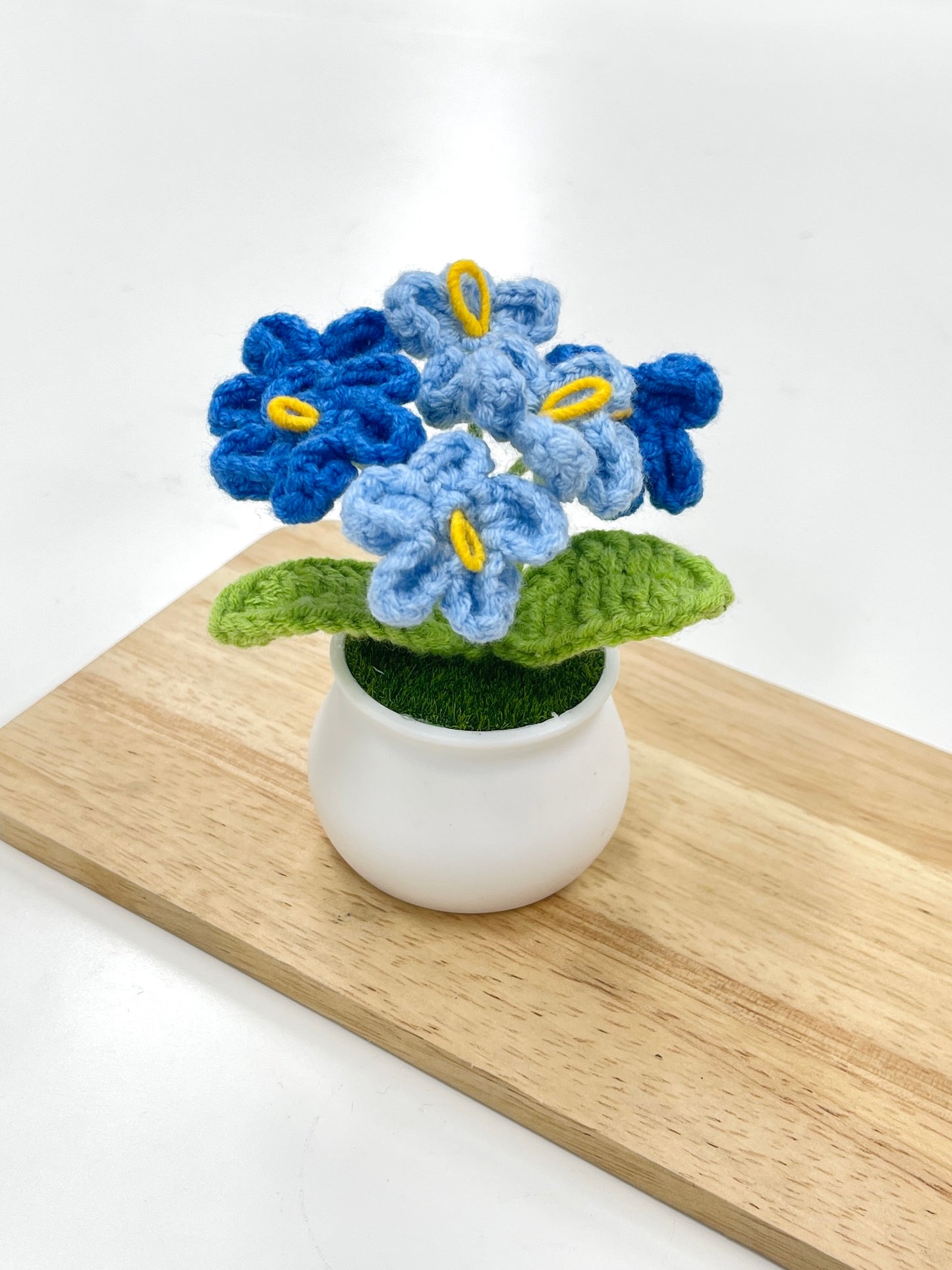 Crochet Forget-me-not Plant