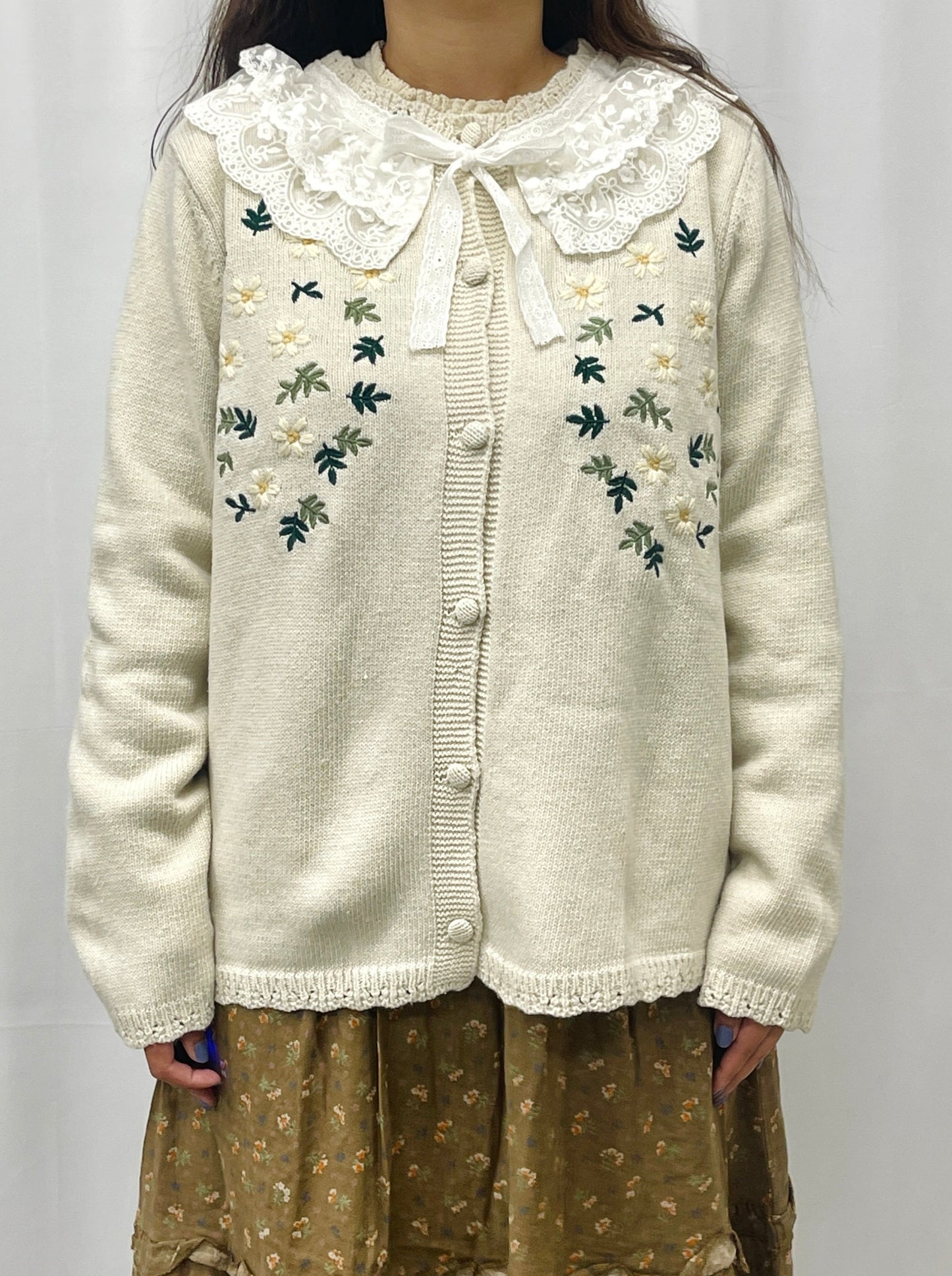Dreaming Romance Crochet Floral Cardigan