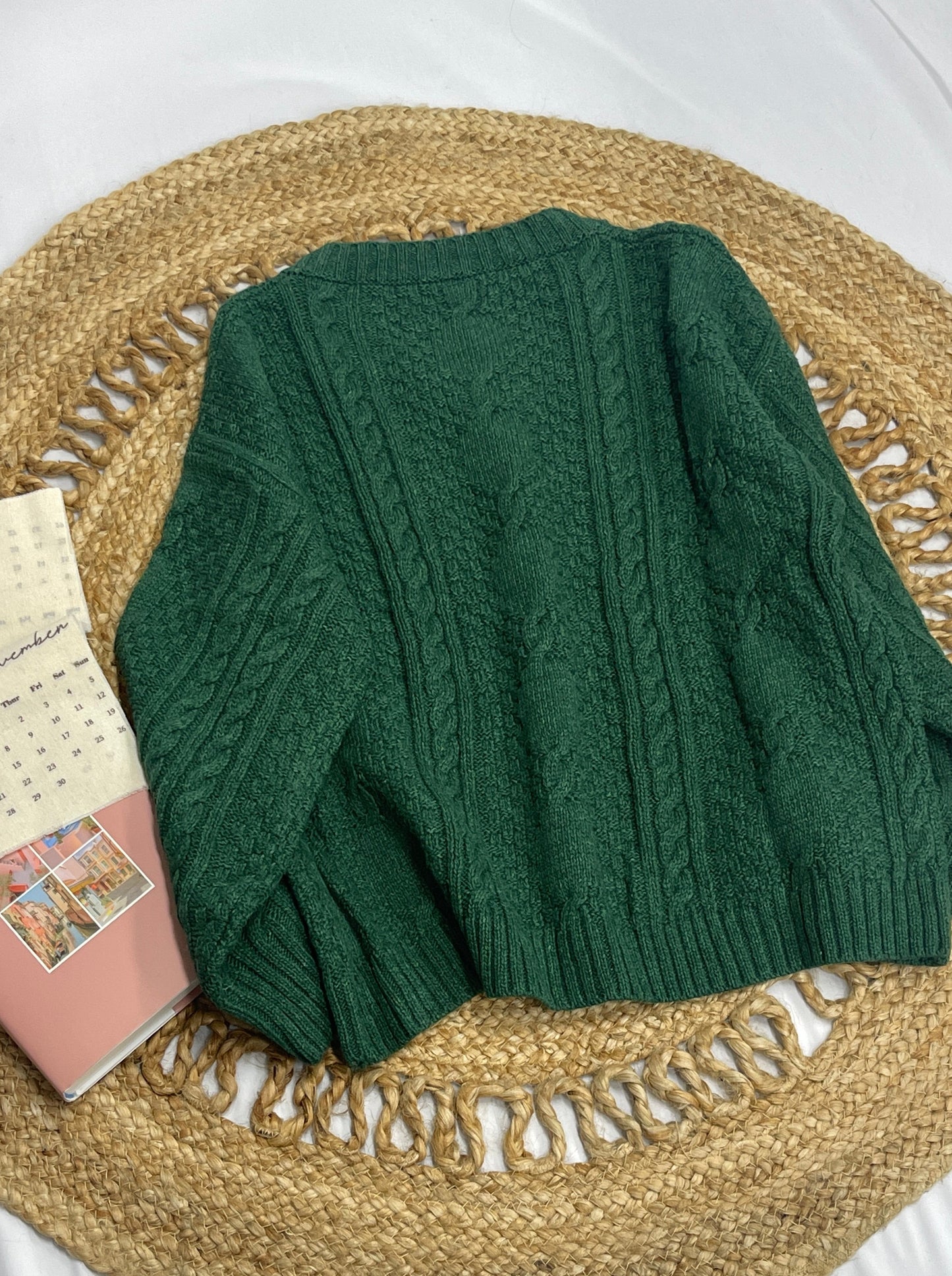 Mystery Forest Crochet Floral Cardigan