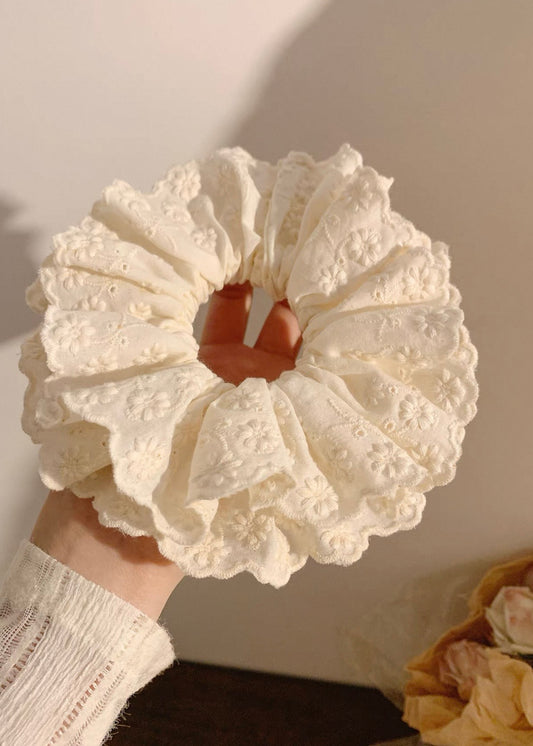 Pit a Pat Floral Hair Scrunchie