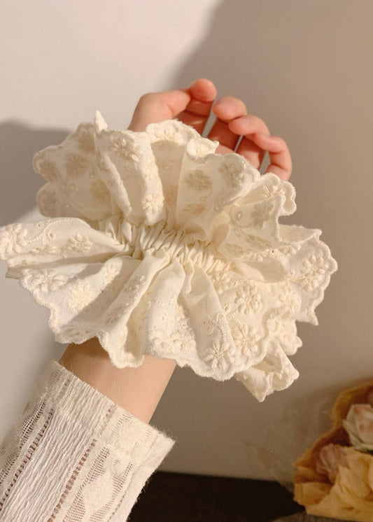 Pit a Pat Floral Hair Scrunchie