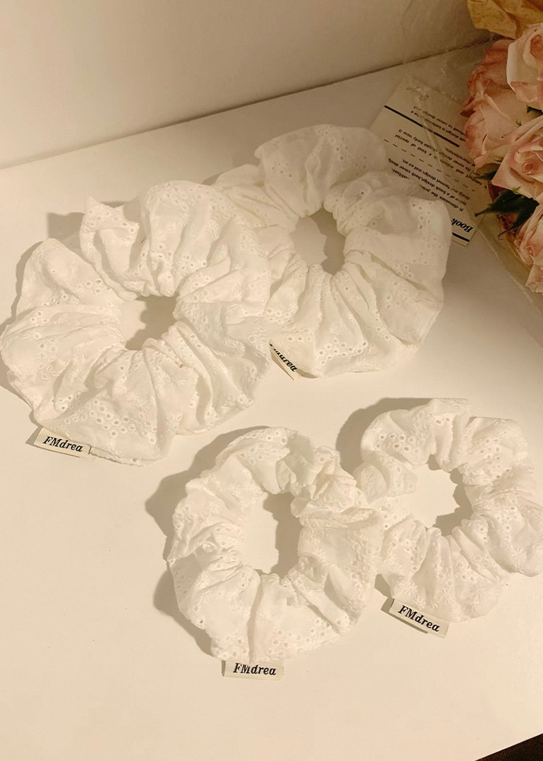 Pit a Pat Floral Hair Scrunchie
