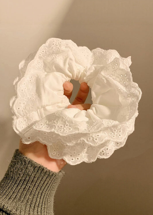 Pit a Pat Floral Hair Scrunchie