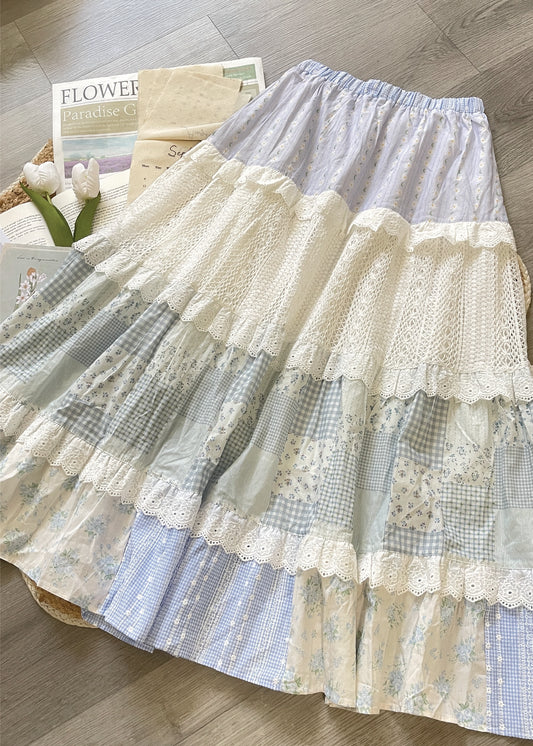 Pit a Pat Women’s Patchwork Maxi Skirt