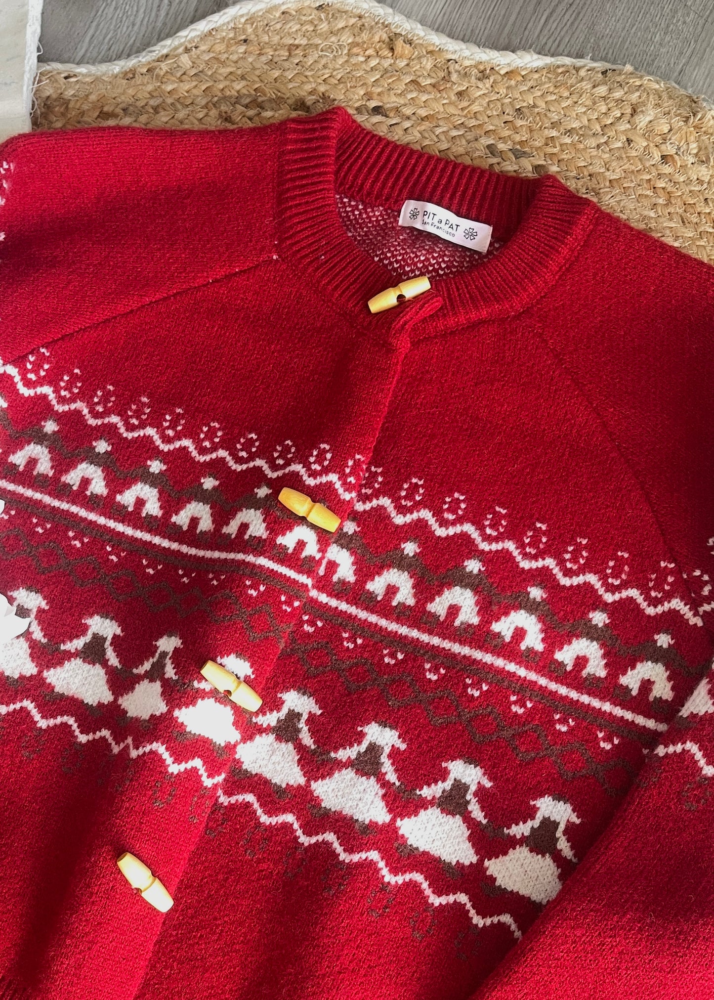 Wonderful Christmas Time Button-Down Cardigan