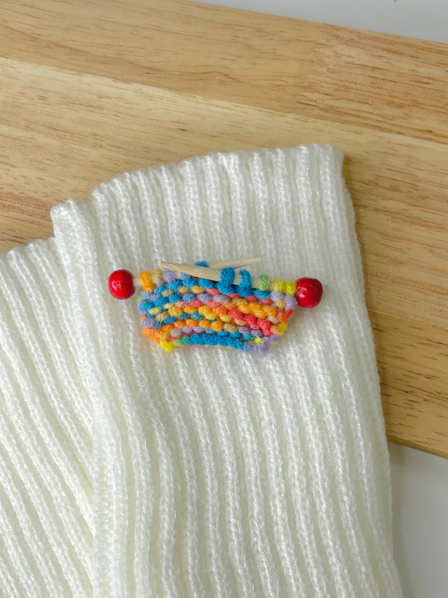 Handmade Knitting Brooch